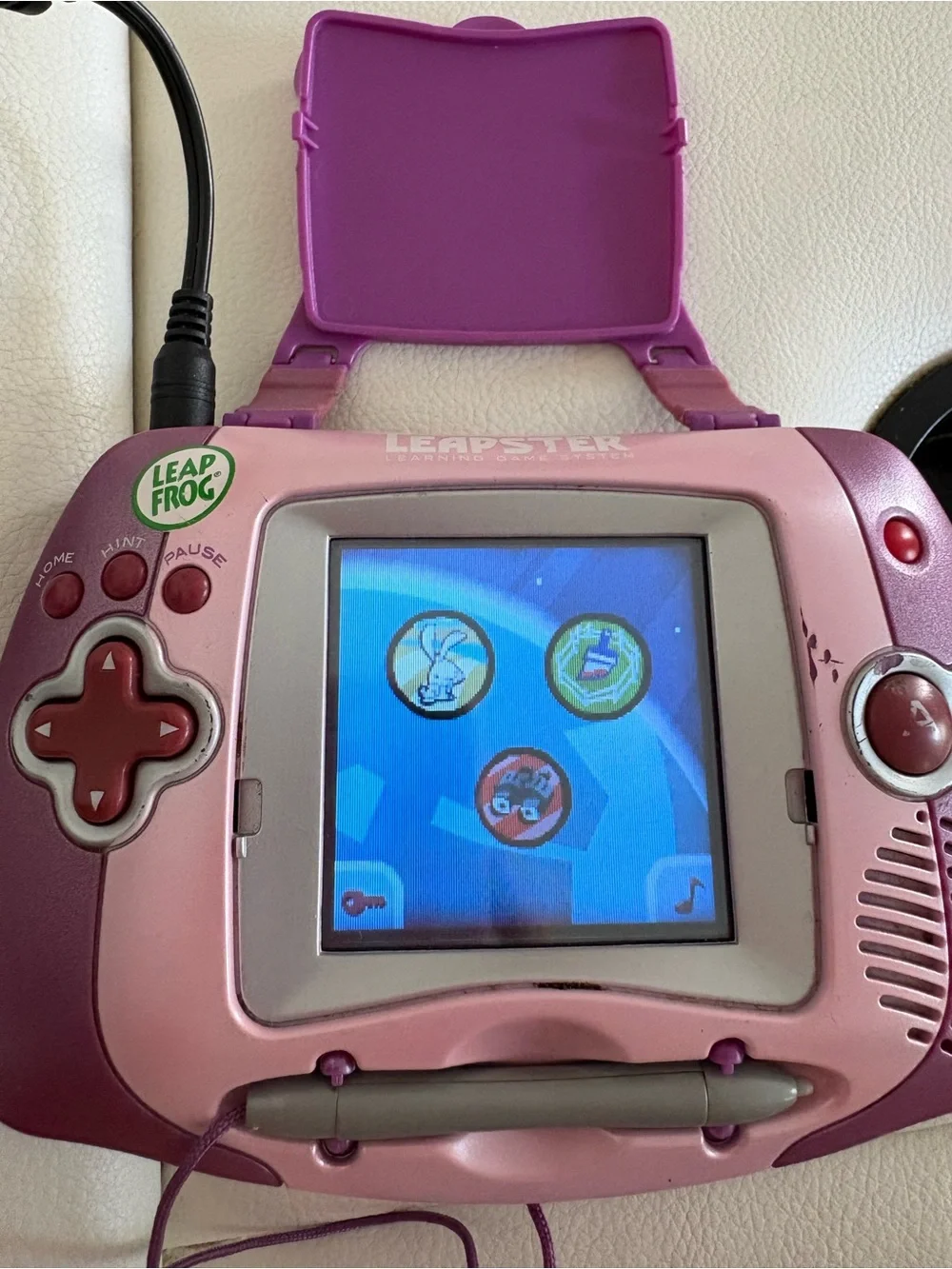 Leapfrog Leapster Multimedia Learning System 7 Games Case Leap Frog Handheld Lot